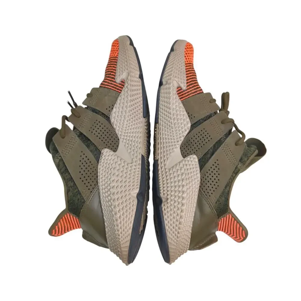 Men’s Adidas Prophere Trace Olive / Orange Sneakers Size 10.5